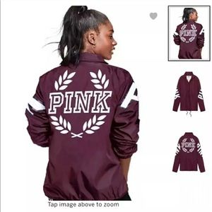 PINK Sherpa Coach Jacket